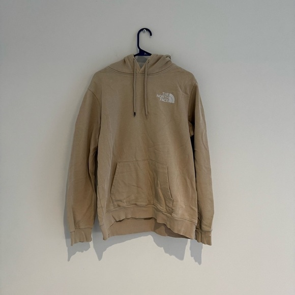 The North Face Tan Hoodie Size Large Slightly Used - Picture 2 of 2